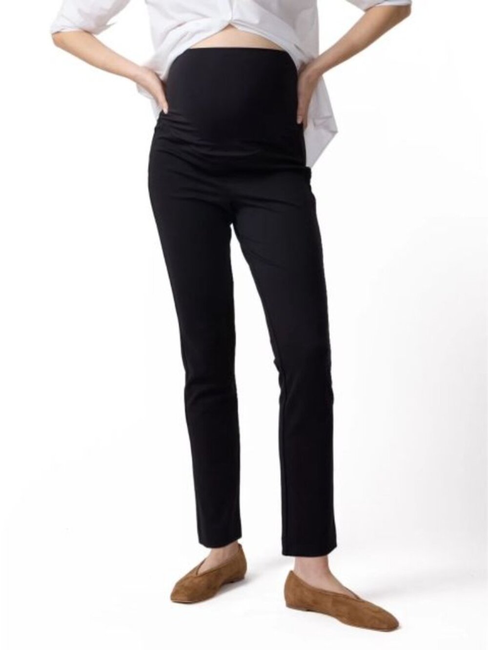 INGRID & ISABEL MATERNITY FAVORITE FLARE LEGGINGS XXL BLACK BRAND NEW